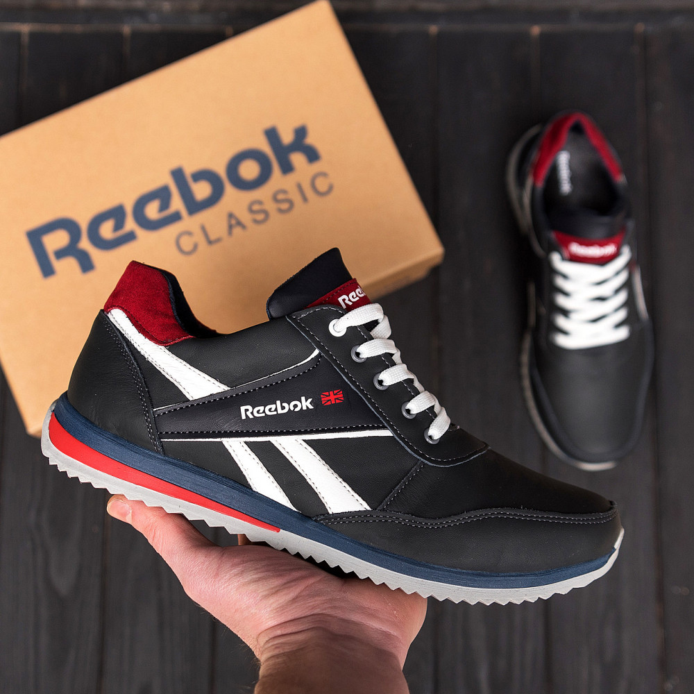 Мужские кожаные кроссовки Anser  NS blue Київ - зображення 9