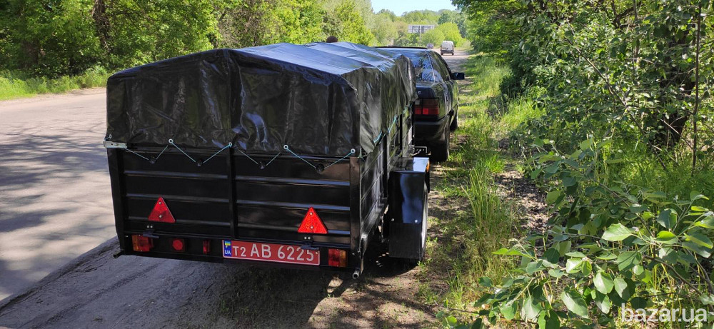 Прицепы по оптовым ценам,одноосные и двухосные под кат.В,с ДОКУМЕНТАМИ Кушугум - зображення 1