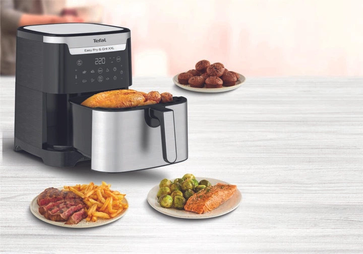 Мультипечь Tefal Easy Fry & Grill XXL EY801D15 6.5 л 1830 Вт серебристая Киев - изображение 7