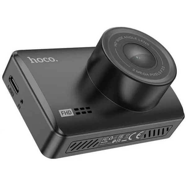 Автомобільний відеореєстратор Hoco DV2 Driving recorder with display Black (Код товару:39483) Харьков - изображение 3
