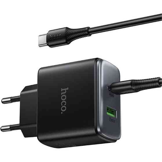 СЗУ Hoco C158A Upgrade PD45W (1USB-A/1C) + кабель Type-C to Type-C Херсон