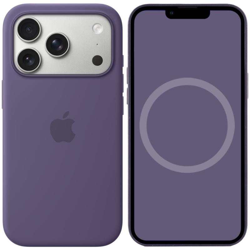 Уценка Чехол Silicone case (AAA) with Magsafe and Animation для Apple iPhone 17 Pro Max (6.9") Херсон - изображение 1