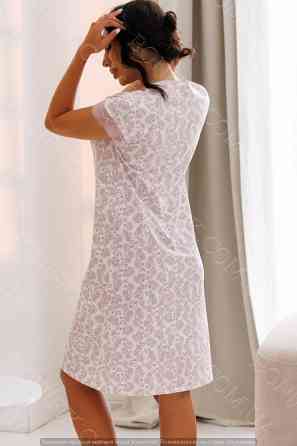 Ночнушка белая с цветочным принтом "LILA" (16718) (арт. 1369) Кривий Ріг