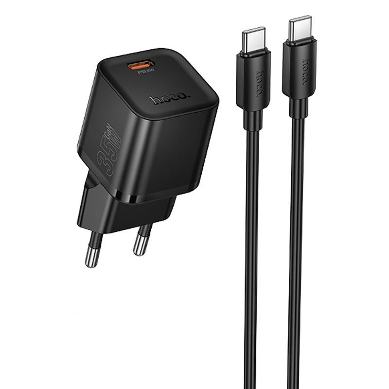 СЗУ Hoco N66 Ingenious PD35W (1USB-C) + кабель Type-C to Type-C Херсон - изображение 1
