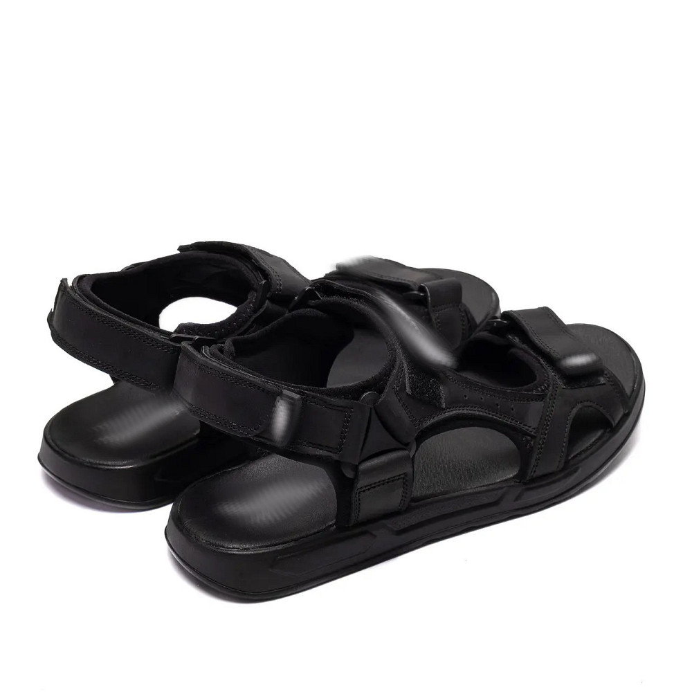 Мужские кожаные сандалии NB Black Київ - зображення 4