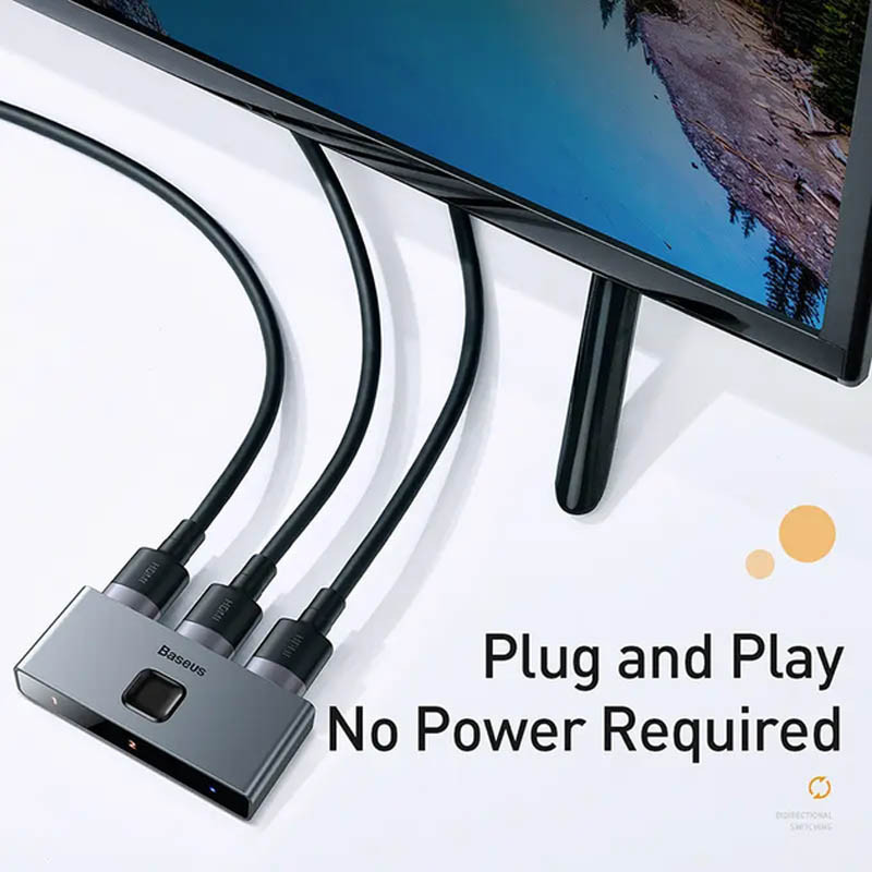 Переходник HUB Baseus Matrix HDMI Splitter (CAHUB-BC0G) Херсон - изображение 4