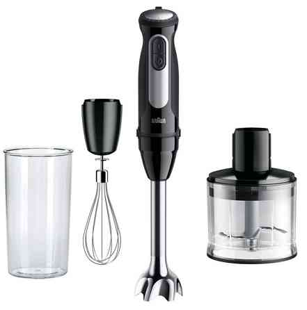 Блендер погружной Braun MultiQuick 5 Pro MQ55236M 1000 Вт черный Киев