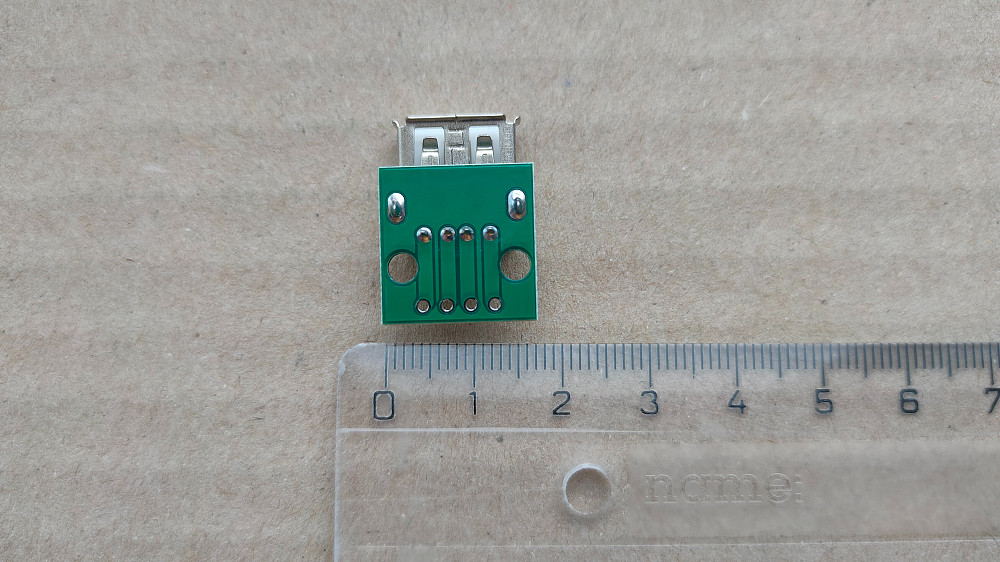 Разъем USB типа A (мама) на плате Бориспіль - зображення 4