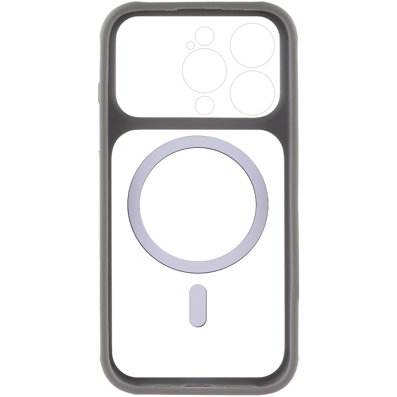 Чехол TPU+PC GETMAN Moon Clear with MagSafe для Apple iPhone 13 Pro (6.1") Херсон - изображение 3