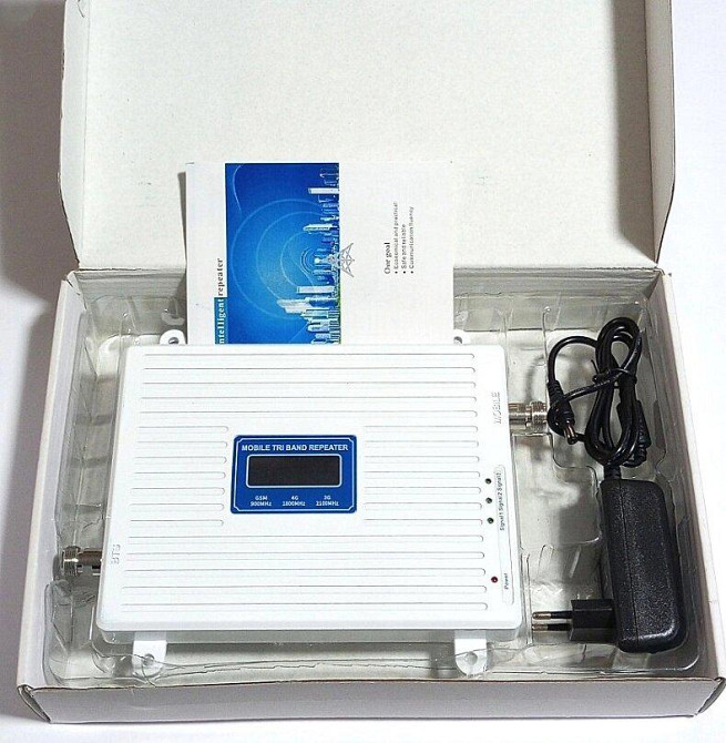 Репитер усилитель мобильного интернета и связи 2G/3G/4G KD-2070-GDW 900/1800/2100 МГц , 400-600 кв.  Дніпро - зображення 8