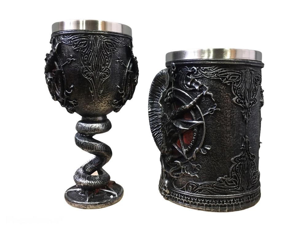 Подарочный Набор Гуртка Чашка Бокал 3 Волк Подарок (код 00517) Київ - зображення 9