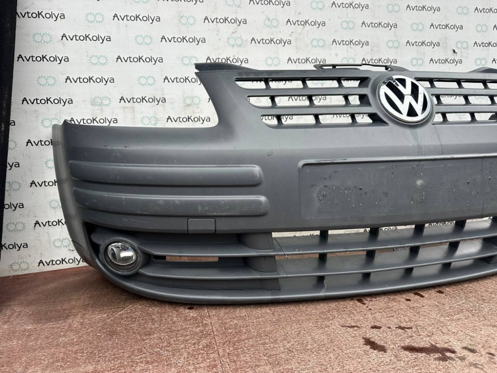 Бампер передний с туманками VW Caddy 2004-2010 Ковель - зображення 6