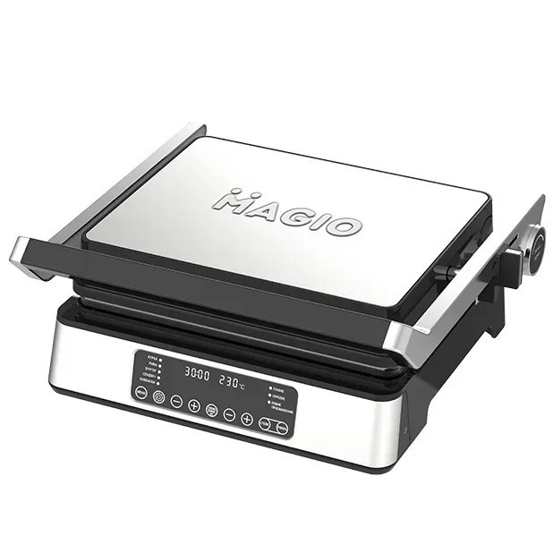 Мультигриль Magio MG-356 2400 ВТ серебристый Київ - зображення 1