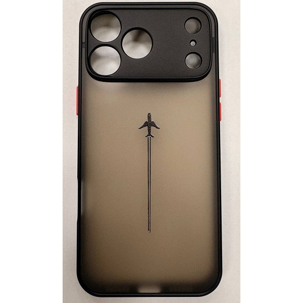 Чохол DM Plane Camera Cover для Apple iPhone 17 Pro Matte Black Харків - зображення 2
