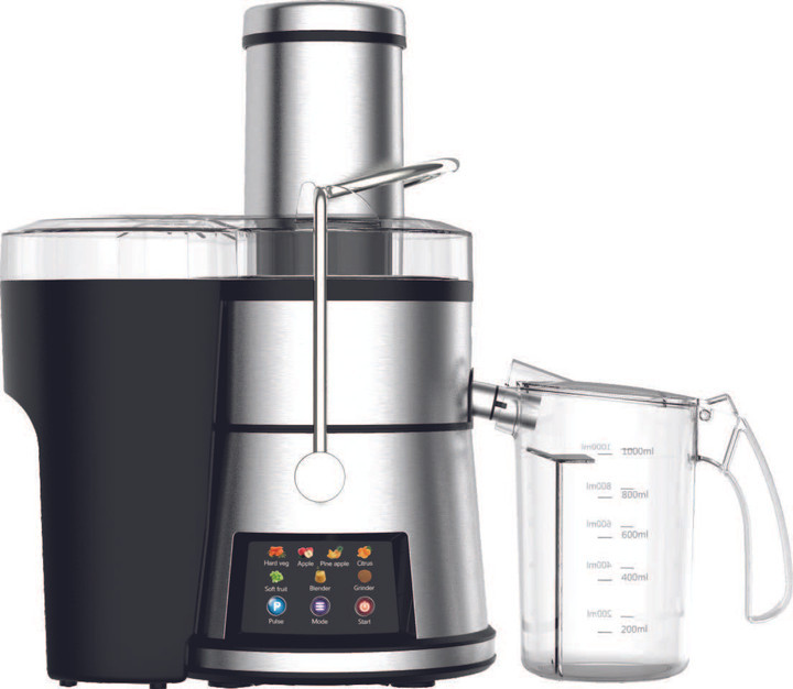 Соковыжималка Grunhelm GJR1185DC 1000 Вт черная Київ - зображення 1