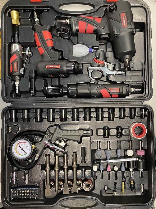 Набор пневмоинструмента 57 ед. AEROPRO RP7857 Харків - зображення 4