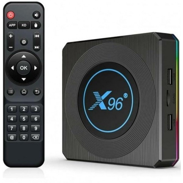 Vontar ТВ-приставка Smart TV X96 X4 4/64GB Black Харьков - изображение 1