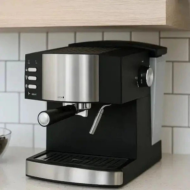 Кофеварка рожковая Domotec MS-113 850 Вт черная Киев - изображение 5