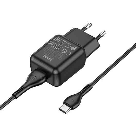 СЗУ Hoco C96A (1USB/2.1A) + кабель USB to Type-C Херсон