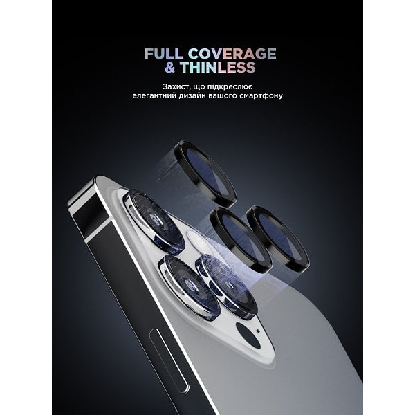 Захисне скло для камери ArmorStandart Supreme BI для iPhone 16 Pro/16 Pro Max Black (ARM79419) (Код  Харьков - изображение 2