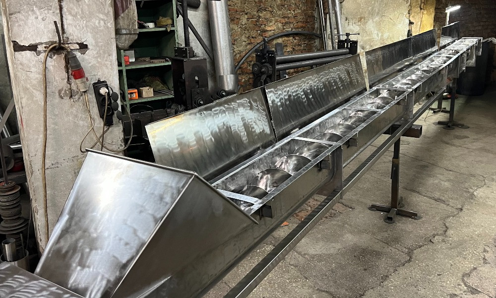 Изготовление шнековых винтовых конвейеров из нержавеющей стали под заказ Киев - изображение 7