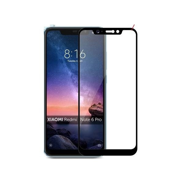 Защитное стекло Xiaomi Redmi Note 6 Pro Black Харків - зображення 1