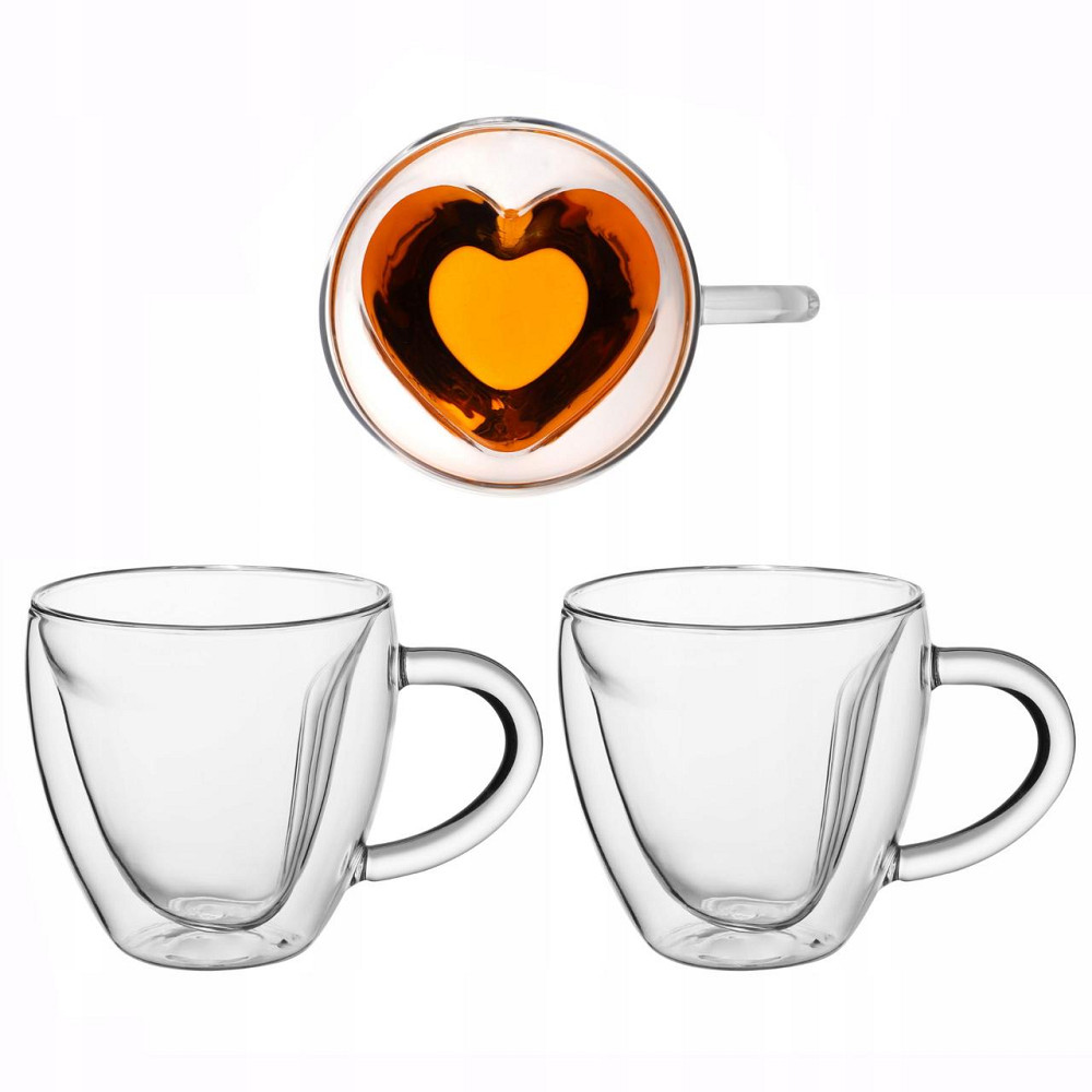 Набор чашек Kamille с двойными стенками 250 мл 2 шт (КМ 9006) Одесса - изображение 4