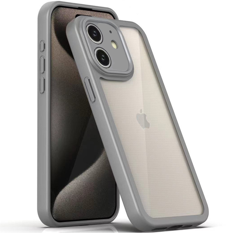 TPU чехол Transparent + Colour 1,5mm для Apple iPhone 12 (6.1") Херсон - изображение 1