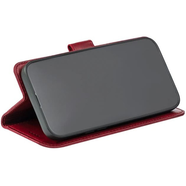 Чохол-книжка Crazy Horse Clasic для Xiaomi Redmi Note 15 Pro 4G Red Wine (Front) Харків - зображення 3
