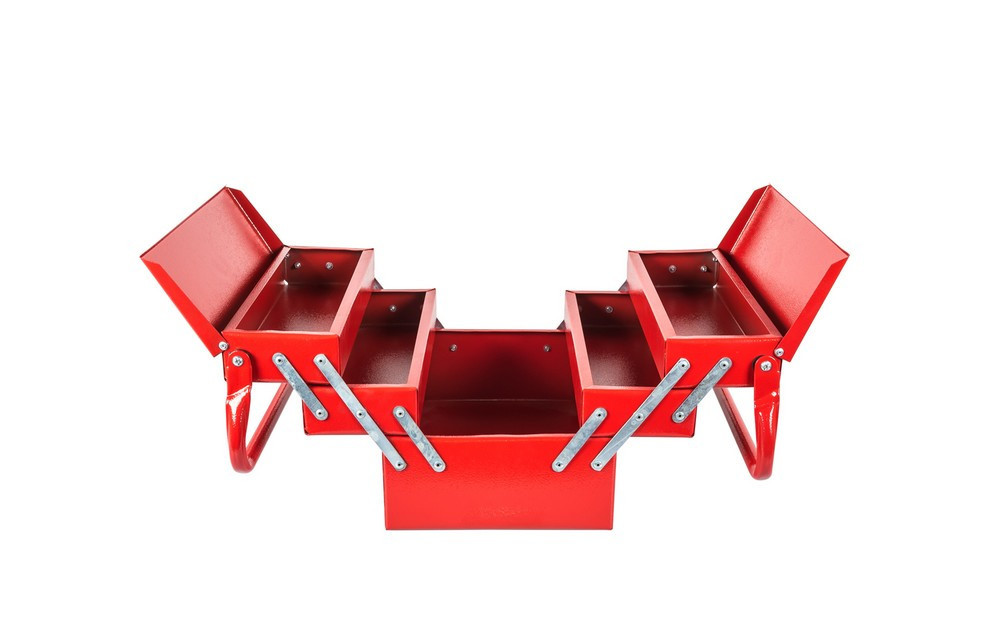 Ящик для инструментов MASTERTOOL металлический 330 мм 3 яруса/5 отделений 79-3305 Харків - зображення 2