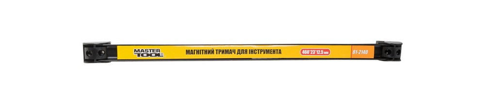 Держатель магнитный для инструмента MASTERTOOL 12 кг 460х23х12.5 мм 81-2140 Харьков - изображение 1