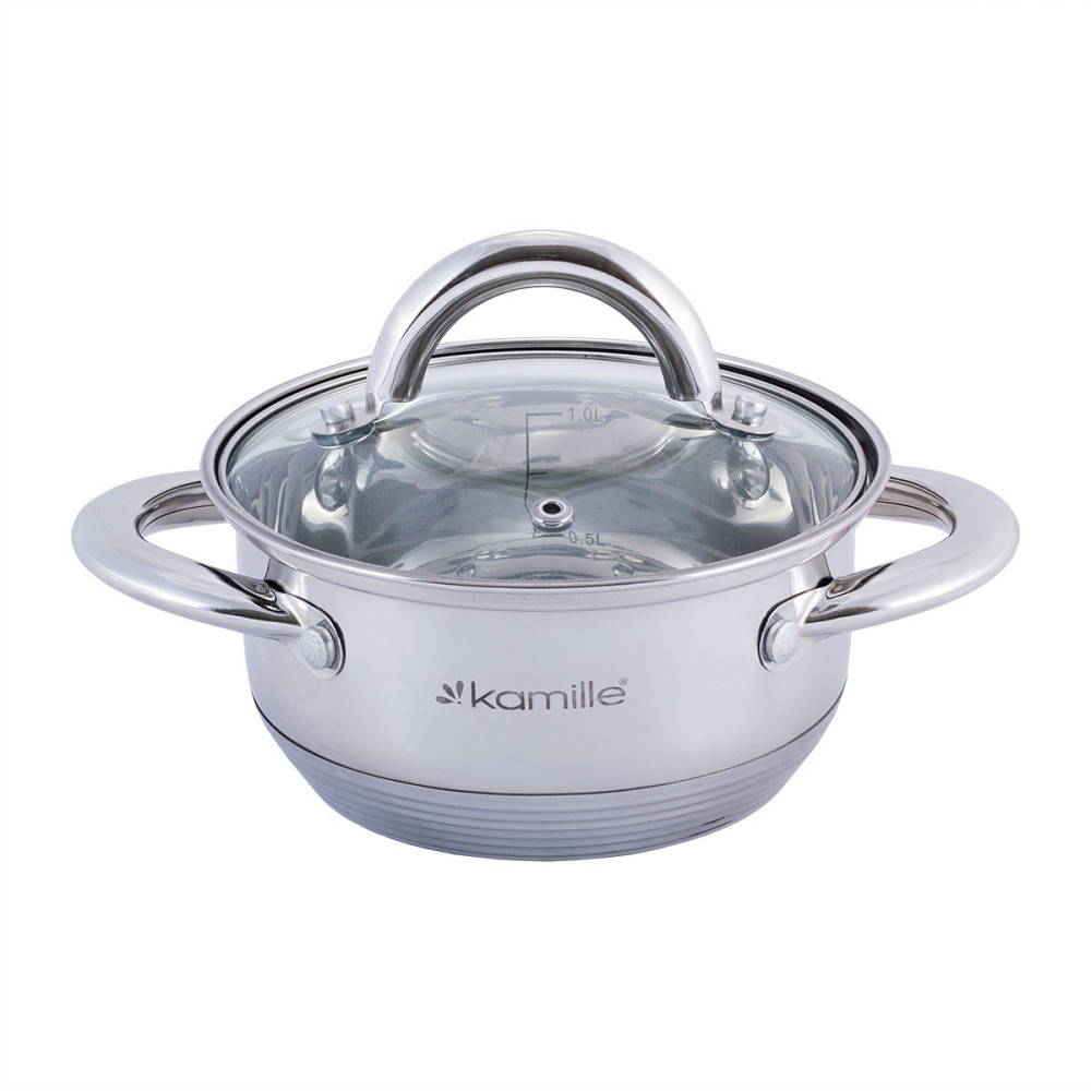 Каструля Kamille KM-5770 1.1 л 14 см Київ - зображення 1
