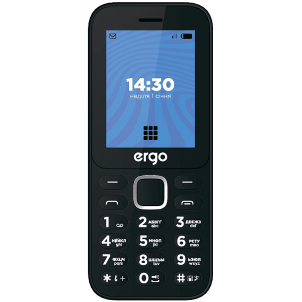 Телефон ERGO E241 Blue Харків - зображення 1