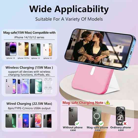 Портативное ЗУ Power Bank JJT-A27-1 Gradient PD20W+QC 22.5W с БЗУ 10000 mAh Херсон