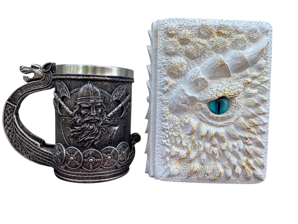 Подарочный набор Кружка 3D Корабль Викингов и Блокнот 3D «Око Ледяного Хранителя» Киев - изображение 1