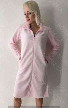 Женский розовый халат из велсофта "Assorty" (90020) (арт. 1634) Кривий Ріг