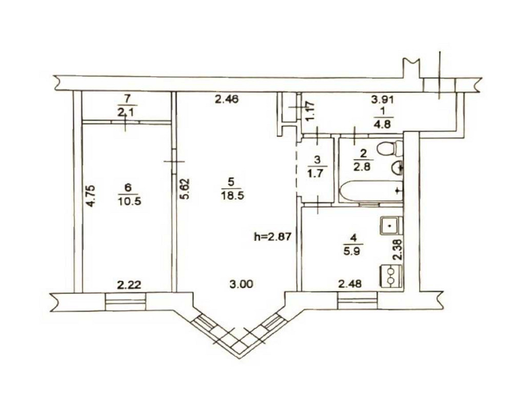 продажа 2-к квартира Киев, Шевченковский, 59000 $ Киев - изображение 2