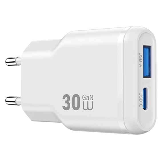 СЗУ WIWU G033 Essen PD30W+QC3.0 GaN (1USB-A/1C) Херсон