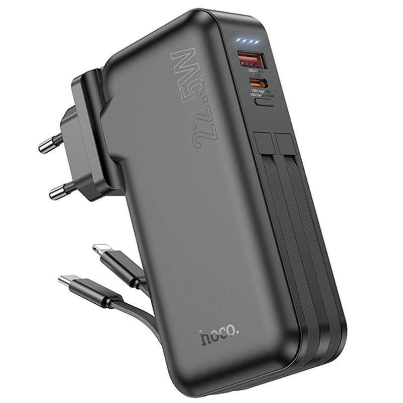 Портативное ЗУ Power Bank Hoco J126 Travel 22.5W+PD20W 10000 mAh Херсон - зображення 2