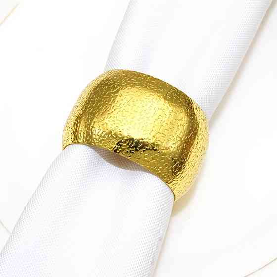 Набор колец для салфеток Leeseph Gold 6 шт Mv077 Одесса