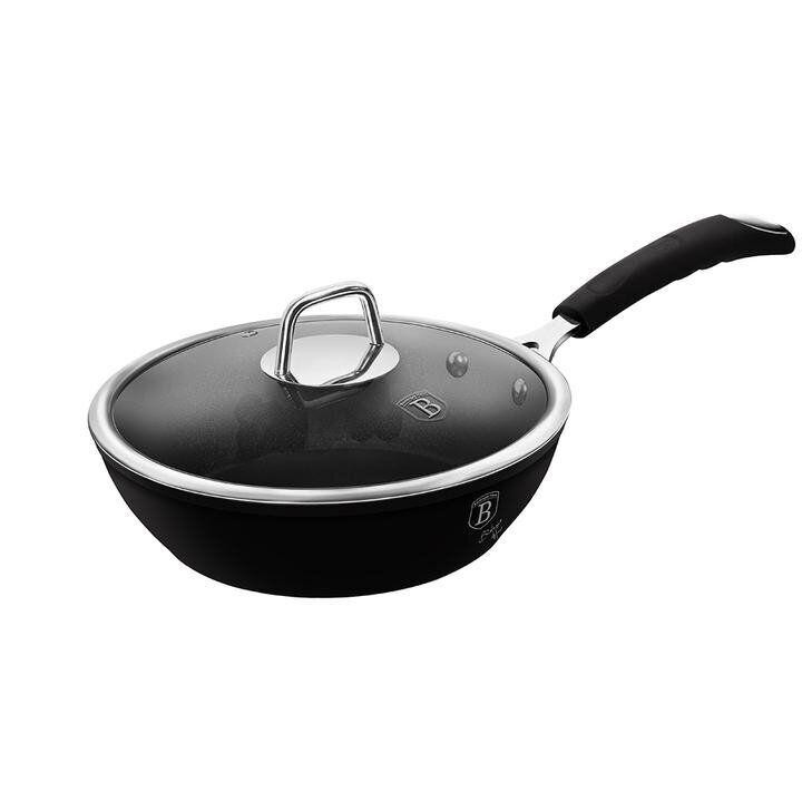 Сковорода глибока Berlinger Haus Black Professional Line BH-6119 24 см Київ - зображення 1