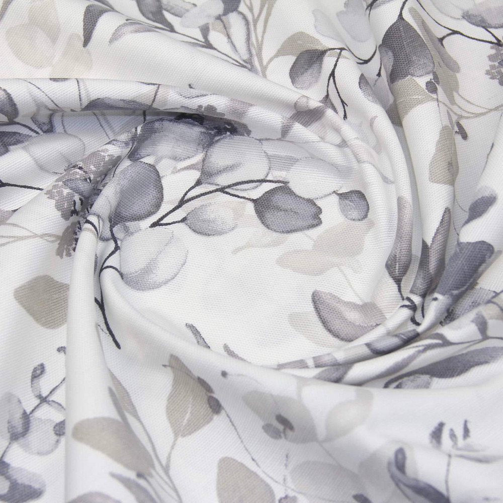 Скатерть водоотталкивающая 140х170см Эвкалипт Серый Одесса - изображение 6