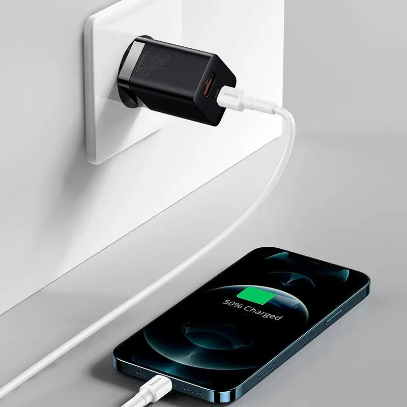 СЗУ Baseus Super Si Pro Quick Charger 30W (1USB-A/1C) (CCSUPP-E) Херсон - зображення 7
