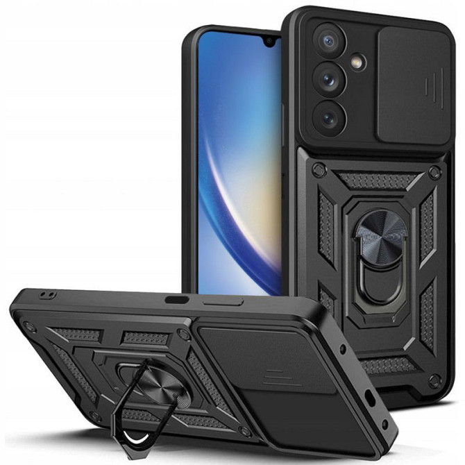 Ударопрочный чехол Camshield Serge Ring для Samsung Galaxy A05s Херсон - зображення 8