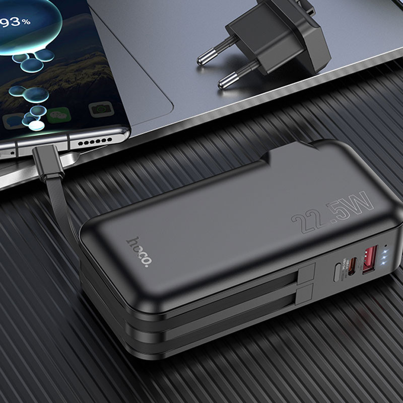 Портативное ЗУ Power Bank Hoco J126 Travel 22.5W+PD20W 10000 mAh Херсон - зображення 5