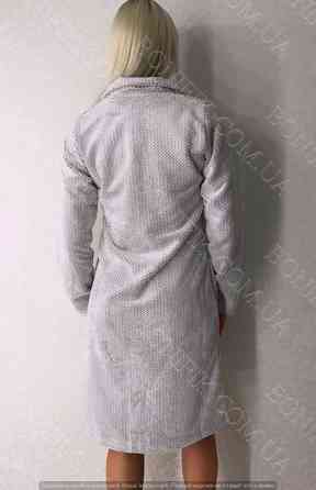 Женский домашний халат на молнии из мягкого велcофта "Assorty" (90203) (арт. 1634) Кривий Ріг