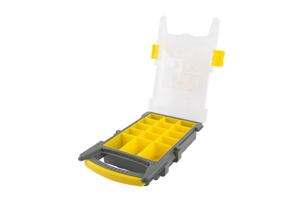 Органайзер MASTERTOOL с ручкой 8.5" 210х338х62 мм 15 секций 79-2085 Харьков - изображение 4