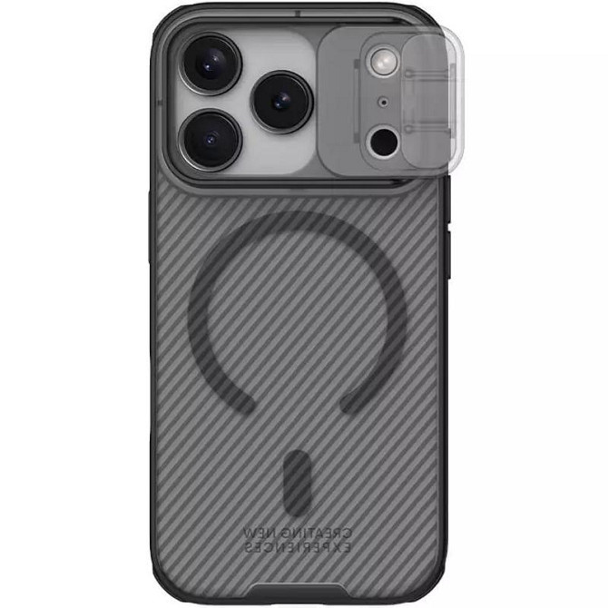 Карбоновая накладка Nillkin CamShield Pro Magnetic для Apple iPhone 17 Pro (6.3") Херсон - зображення 2