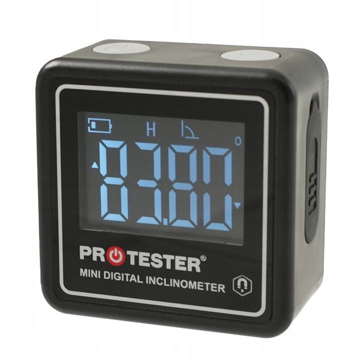 Цифровой угломер (инклинометр) на магнитном основании MINI (4х90°) PROTESTER 5347 Харьков - изображение 4