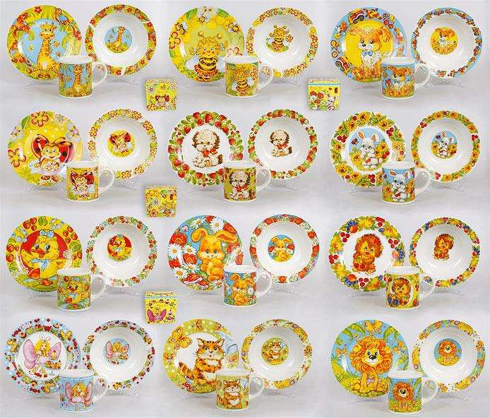 Набір дитячого посуду 3 пр BonaDi CS-170 Київ - зображення 1